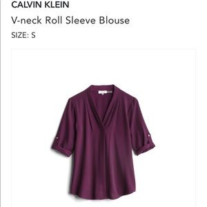 Calvin Klein V-neck blouse